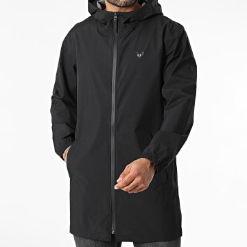 Luxury Lovers - Coupe-Vent Capuche Black Heart Embroidery Noir