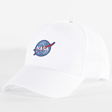 NASA - Casquette Trucker Patch Insignia Blanc