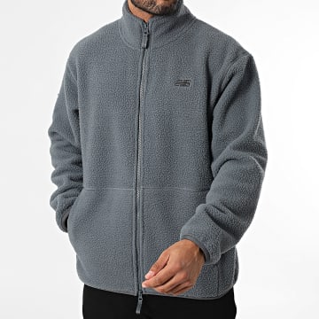 New Balance - Veste Polaire Zippée MJ53504 Gris Anthracite