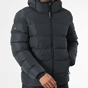 Superdry - Chaqueta de pluma con capucha M5011905A Gris antracita