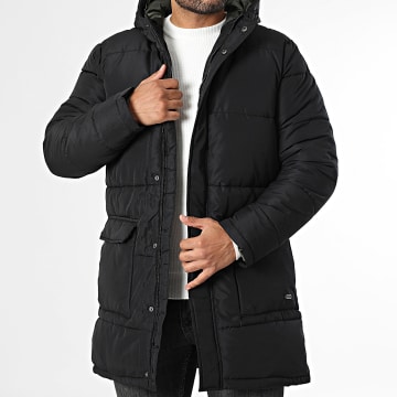 Blend - Elwin Hooded Coat 20718467 Zwart