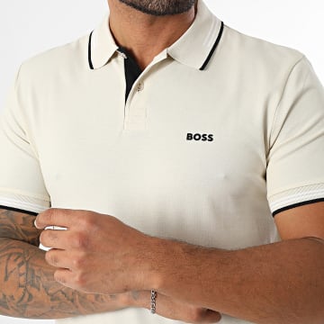 BOSS - Polo de manga corta Paul Slim 50506193 Beige claro