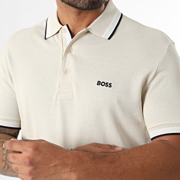 BOSS - Polo a maniche corte Paddy 50469055 Beige chiaro