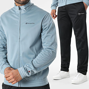 Champion - Ensemble De Survetement 221817 Noir Bleu Clair