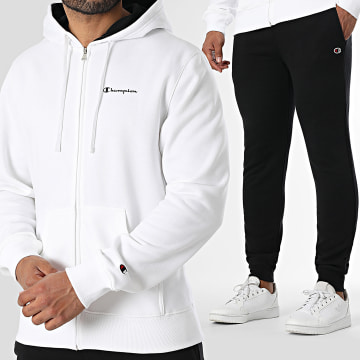 Champion - Ensemble De Survetement 221658 Blanc Noir