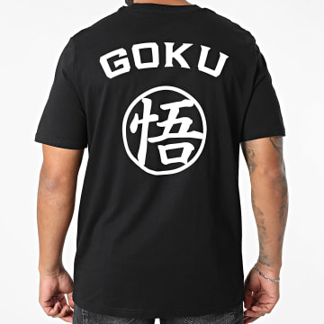 Dragon Ball Z - Maglietta oversize con distintivo grande Goku Back Nero