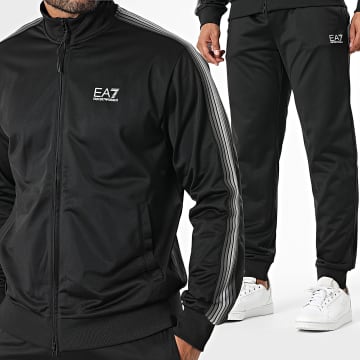 EA7 Emporio Armani - Ensemble De Survetement A Bandes 7M000970-AF12449 Noir