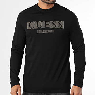 Guess - Maglietta a maniche lunghe M5BI10-K8FQ4 Nero