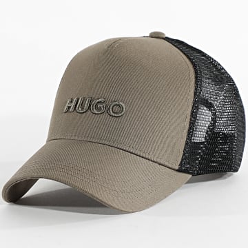 HUGO - Casquette Trucker Marsel 50535942 Vert Kaki Noir