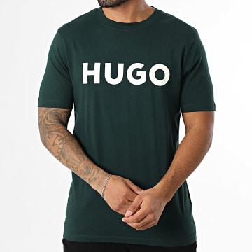 HUGO - Camiseta Dulivio 50467556 Verde oscuro
