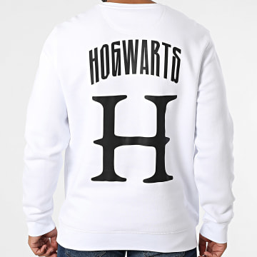 Harry Potter - Felpa girocollo Hybrid Hogwarts Bianco Nero