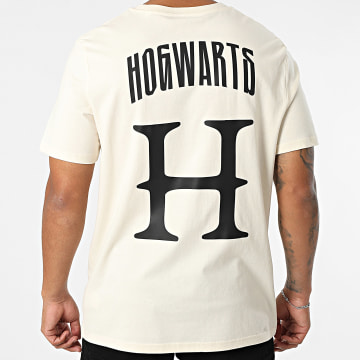 Harry Potter - Tee Shirt Oversize Large Hybrid Hogwarts Beige