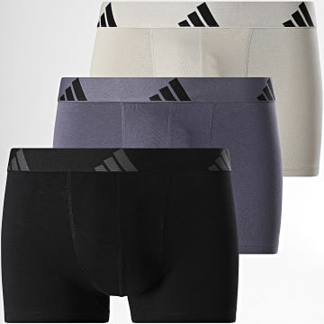 Adidas Sportswear - Lot De 3 Boxers JL3392 Beige Violet Noir