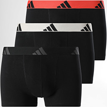 Adidas Sportswear - Lot De 3 Boxers JL3391 Noir Beige Orange
