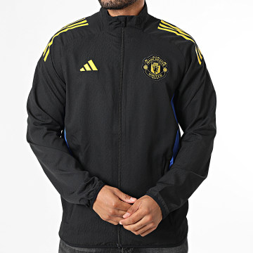 Adidas Sportswear - Giacca con zip Manchester United JP3134 Nero