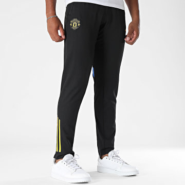 Adidas Sportswear - Pantaloni da jogging Manchester United FC JP3135 Nero Giallo