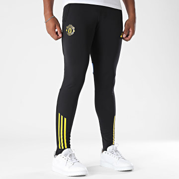 Adidas Sportswear - Pantaloni da jogging Manchester United FC JP3138 Nero Giallo