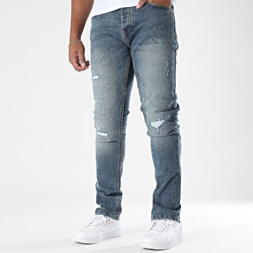 Black Industry - Jeans Slim 38 Blu Denim