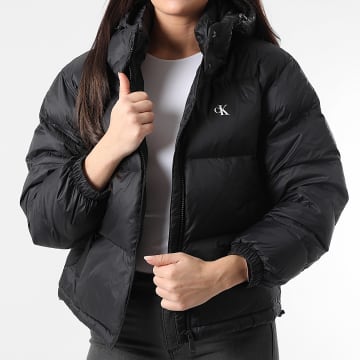 Calvin Klein - Plumífero con Capucha Mujer 501G Negro