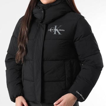 Calvin Klein - Doudoune Capuche Femme 514G Noir