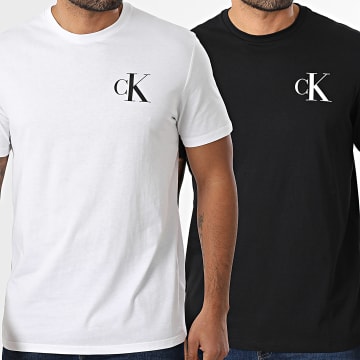 Calvin Klein - Juego De 2 Camisetas RD865G Blanco Negro
