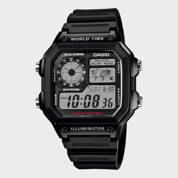 Casio - Uhr Collection AE-1200WH-1AVEF Schwarz