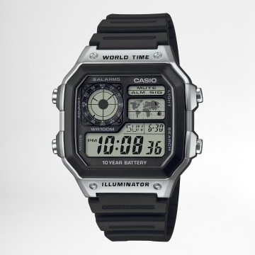 Casio - Reloj Colección AE-1200WH-1CVEF Plata Negro