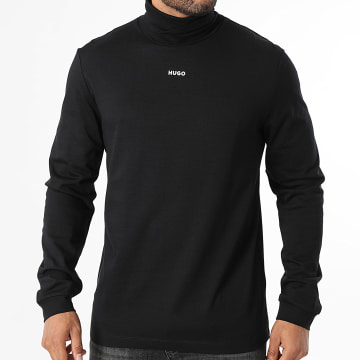HUGO - Camiseta de manga larga y cuello alto Daporollo 50547372 Negro