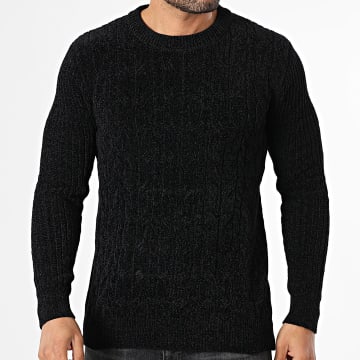 KZR - Pull Texturé 078 Noir