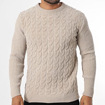 KZR - Pull 079 Beige Chiné