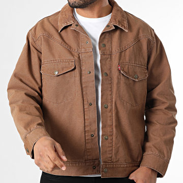 Levi's ブラウンジャケット Mサイズ Western Shorthorn Trucker Jacket - Brown | Levi's® MK