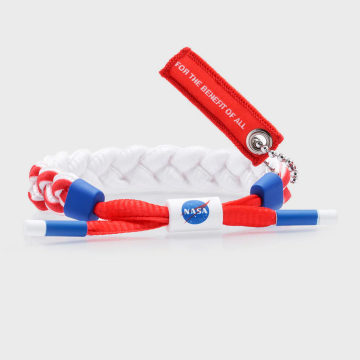 Rastaclat - Bracelet Asteroid Rouge Blanc Bleu