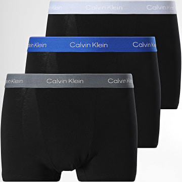 Calvin Klein - Juego de 3 calzoncillos 4286 Negro Azul cielo Azul real Gris