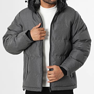 Deeluxe - Irzal 05V6110M Abrigo con capucha gris marengo