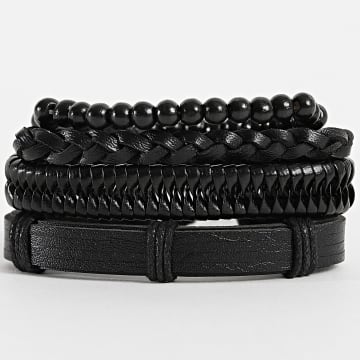 Deeluxe - Set De 4 Pulseras Morpho 05V9800M Negras