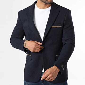 Mackten - Chaqueta Blazer Slim 83 Azul Marino