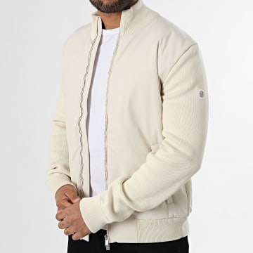 BOSS - Chaqueta con cremallera Ibaio 50560875 Beige claro