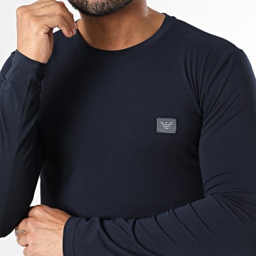 Emporio Armani - Camiseta de manga larga EM000381-AF14977 Azul marino