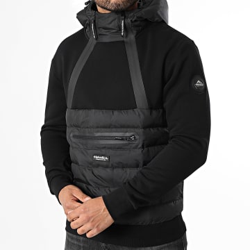 Helvetica - Outdoor-Jacke Kapuze Isola Schwarz