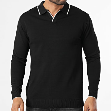 Mackten - Jersey cuello en V 140 Negro