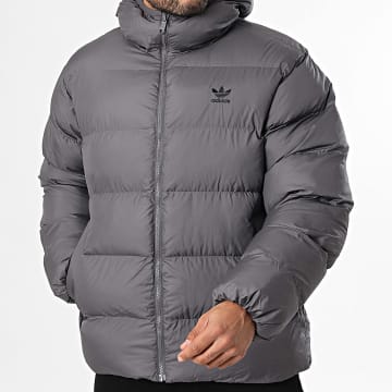 Adidas Originals - Doudoune Capuche Commercial JX4122 Gris Anthracite