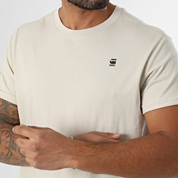 G-Star - Camiseta oversize Compact Jersey D16396-B353 Beige claro