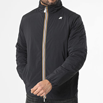 K-Way - Zipped Jacket Valentine Plain Warm K2136CW Black