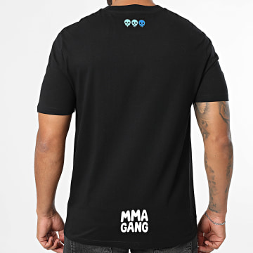 MMA GANG - Tee Shirt Oversize Large MMA GANG Bleu Noir