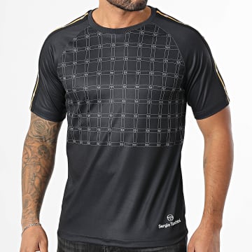 Sergio Tacchini - Mamba Stripe Tee Shirt 41159 Nero