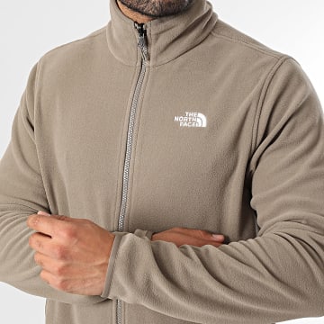 The North Face - Veste Polaire Zippée Glacier Fleece A8D0R Marron