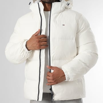 Tommy Jeans - Doudoune Capuche Essential 9786 Blanc