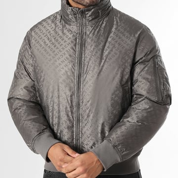 Armani Exchange - Giacca Con Cappuccio Zippata XM001088-AF16592 Grigio