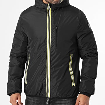 Classic Series - Toffee Chaqueta negra con cremallera y capucha