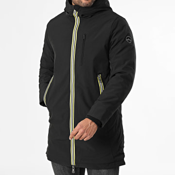 Classic Series - Gogle Chaqueta larga con capucha y cremallera Negro